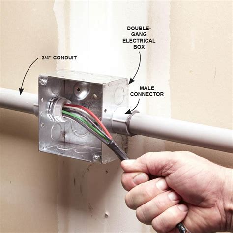 how to wire a plastic electrical box|fitting wires into electrical box.